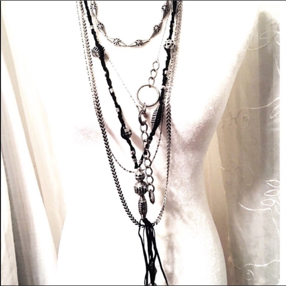 Free People Stormy Skies Tribal Necklace - Picture 3 of 6